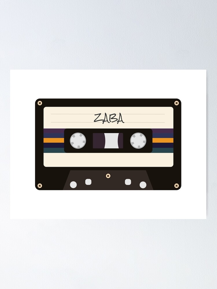 Glass Animals - ZABA cassette design Glass Animals - ZABA cassette design
