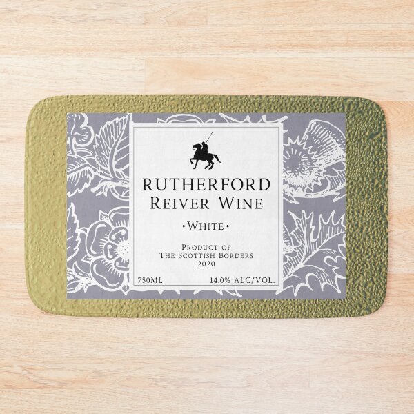 Item preview, RUTHERFORD Red Wine Label | Border Reivers designed and sold by yourscotborders.
