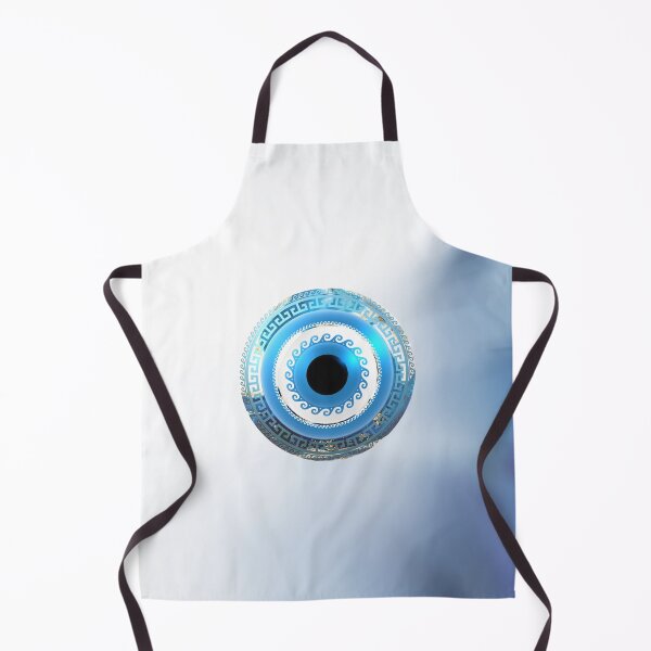 Item preview, Mati Evil Eye Clouds and Waves Greek Key designed and sold by Yiorgos Designs.