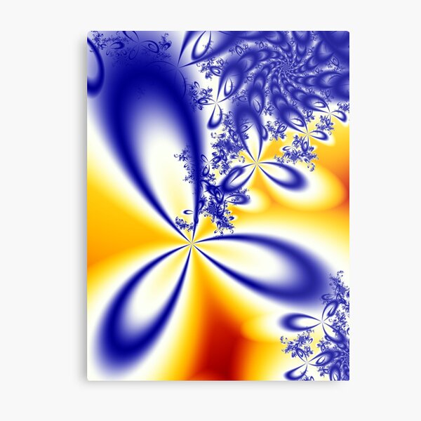 Summer Skies Colorful Artwork Metal Print