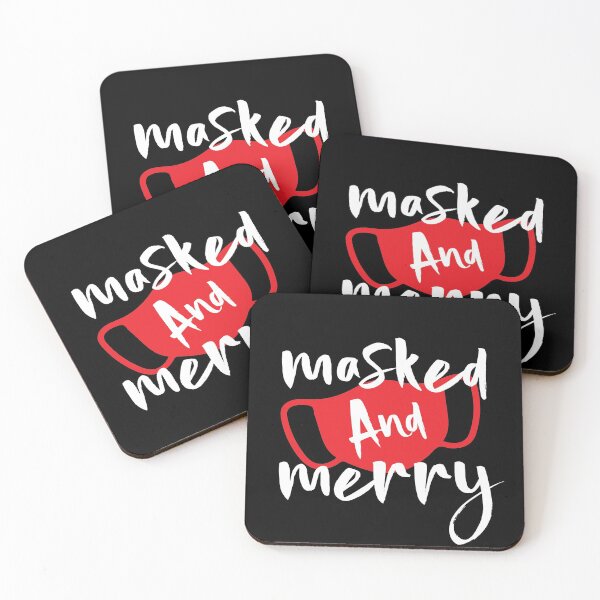 Item preview, Masked and Merry Funny Christmas 2020 designed and sold by CrystalCrush.