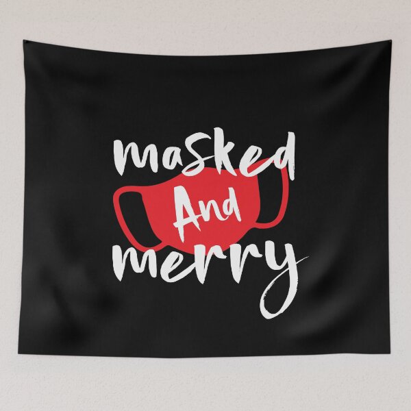 Item preview, Masked and Merry Funny Christmas 2020 designed and sold by CrystalCrush.