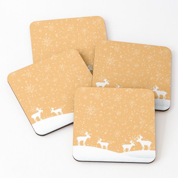 Item preview, Christmas Reindeer in a Winter Snow Storm designed and sold by JulianoZn97.