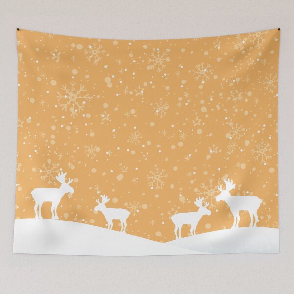 Item preview, Christmas Reindeer in a Winter Snow Storm designed and sold by JulianoZn97.