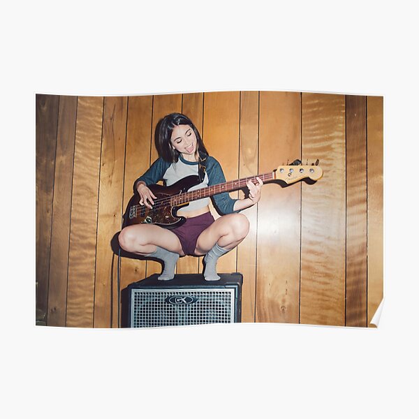 Sexy Riley Playing Bass Poster