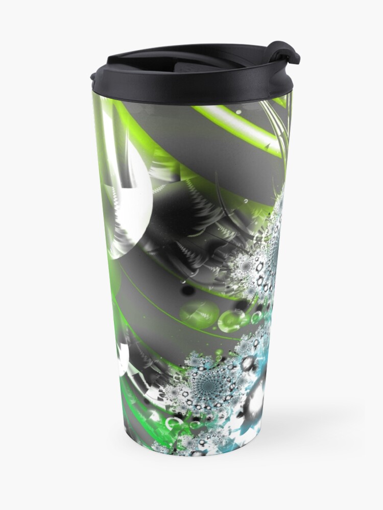 Alternate view of Vector Forest Art Travel Mug