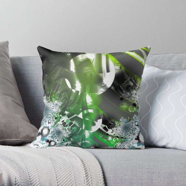 Vector Forest Art Throw Pillow
