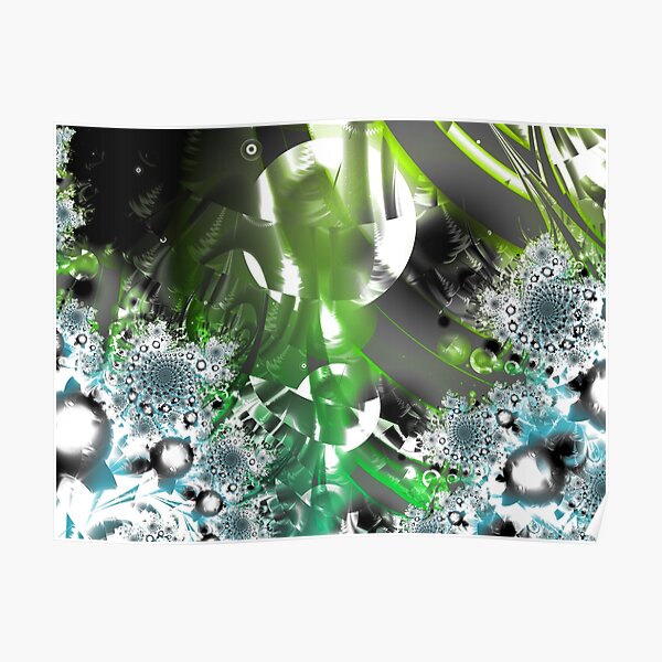 Vector Forest Art Poster
