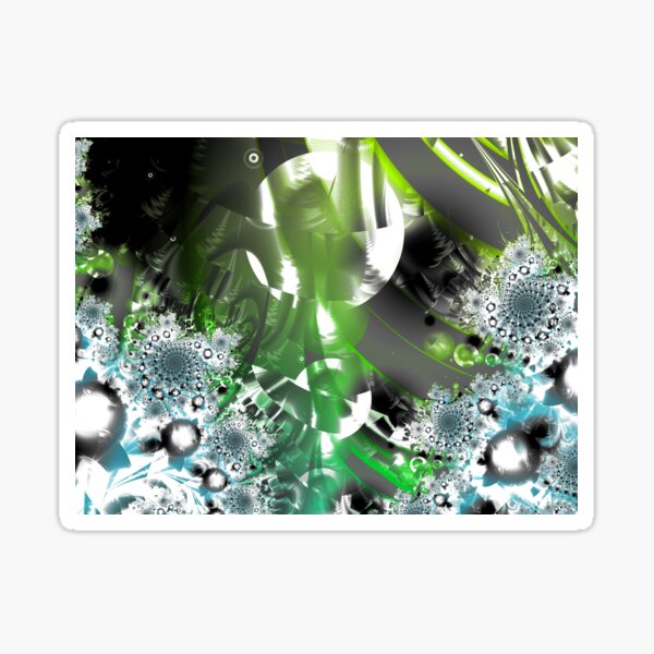 Vector Forest Art Sticker
