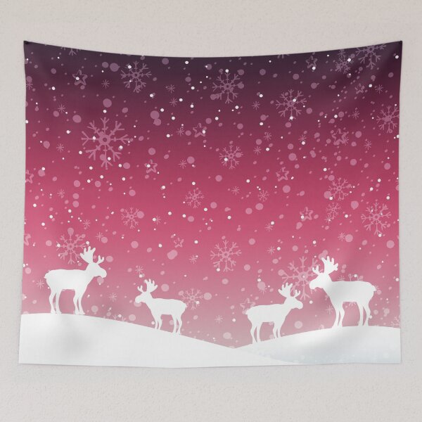 Item preview, Christmas Reindeer in a Winter Snow Storm designed and sold by JulianoZn97.