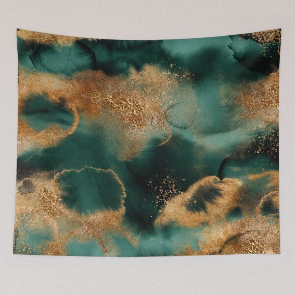 Item preview, Emerald Green Faux Marbled Texture designed and sold by MysticMarble.