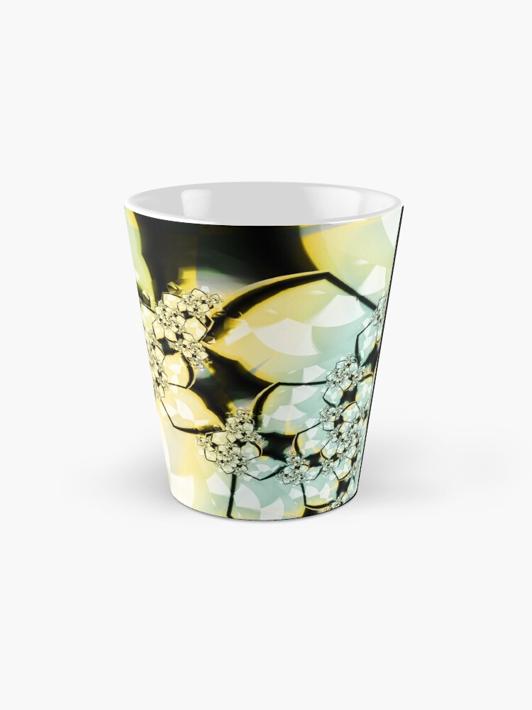 Alternate view of Yellow Green Flower Art Mug