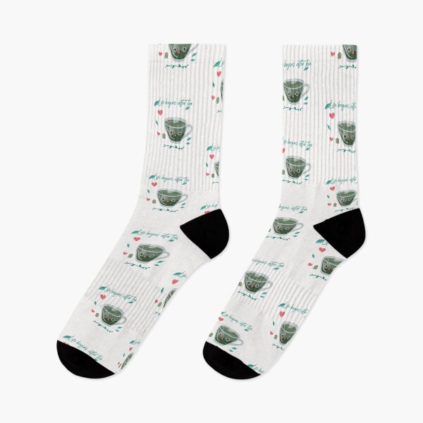 Item preview, Life Begins After Tea- Funny Design designed and sold by joabaj.