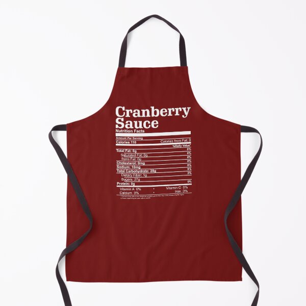 Item preview, Cranberry Sauce Nutrition Facts Funny Thanksgiving Christmas Food Nutrients designed and sold by alenaz.