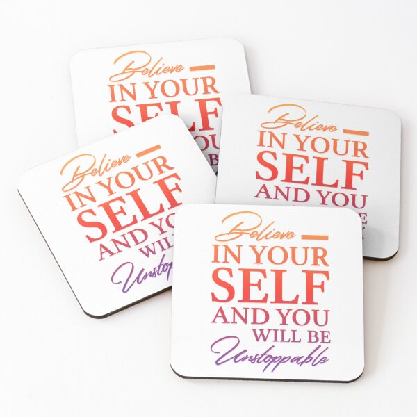 Item preview, Believe in yourself and you will be unstoppable beautiful text design for you. designed and sold by Shubham2202.