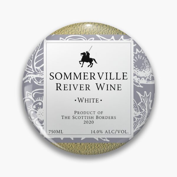Artikelvorschau, SOMMERVILLE Red Wine Label | Border Reivers entworfen und verkauft von yourscotborders.
