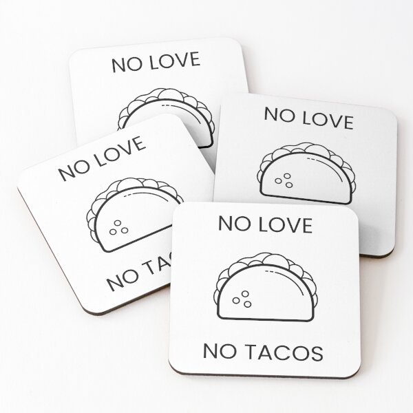 Item preview, No Love No Tacos designed and sold by le-rose-deals.