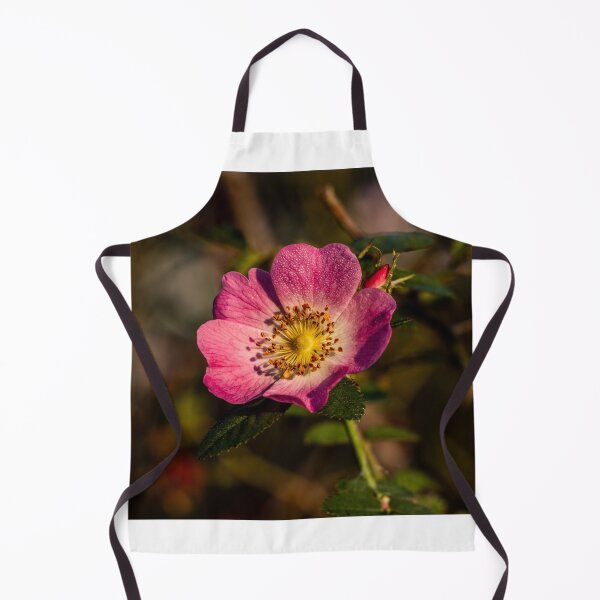 Item preview, SweetBriar Rose Pink Flower Close Up Macro Photograph #3 designed and sold by BadgerCastle.