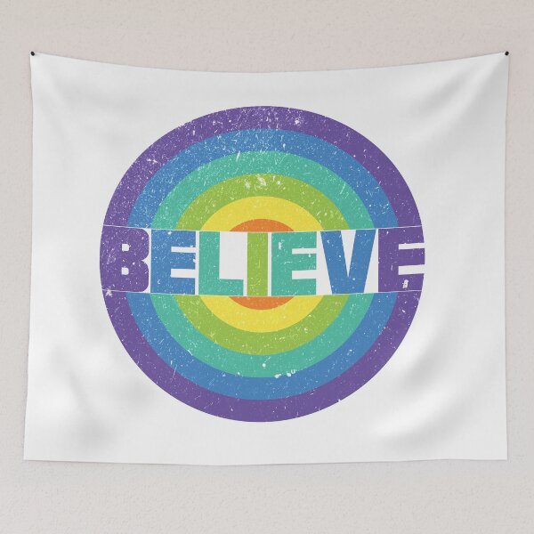 Item preview,  Believe Retro Vintage Circle Style designed and sold by smoothieloverrr.