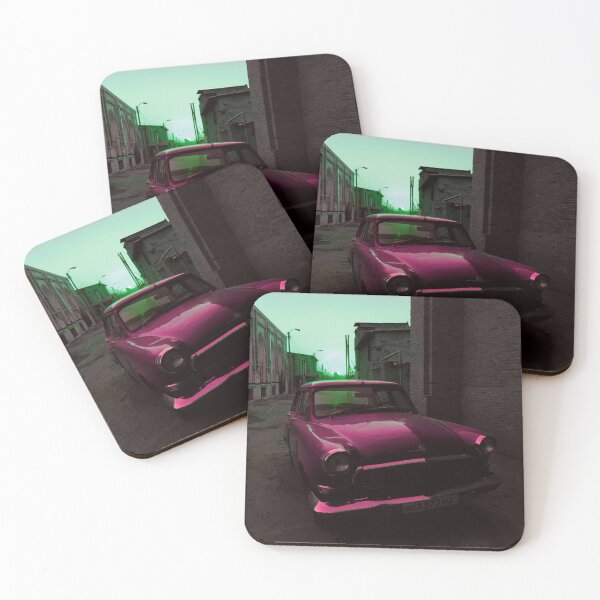 Item preview, "Pink Vintage Car" designed and sold by remote-travel.