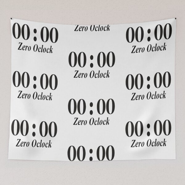 Item preview, Zero Oclock designed and sold by NancyArtDesigns.
