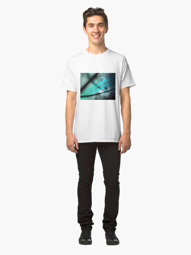 Alternate view of Blue Minimalist Art Classic T-Shirt