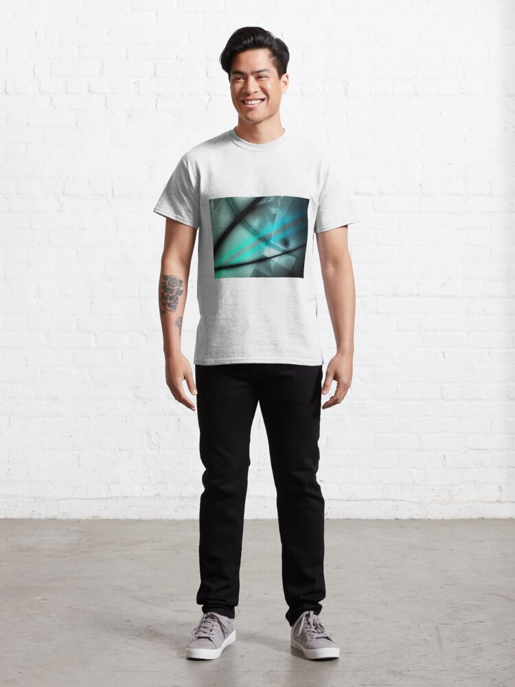 Thumbnail 3 of 7, Classic T-Shirt, Blue Minimalist Art designed and sold by Garret Bohl.
