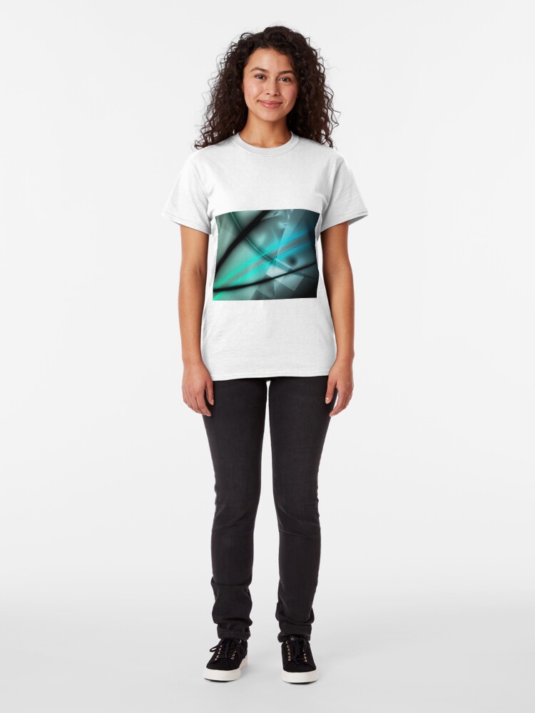 Alternate view of Blue Minimalist Art Classic T-Shirt
