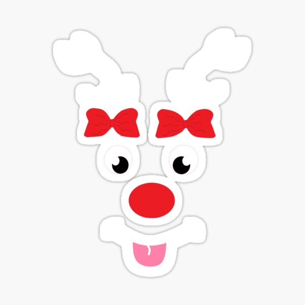Reindeer Christmas design Sticker