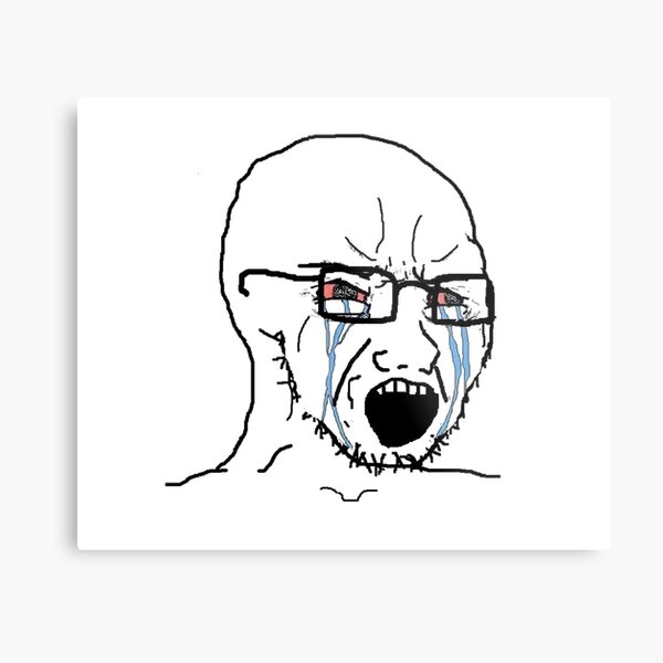 "Crying Soyboy meme wojak glasses zoomer coomer boomer ...