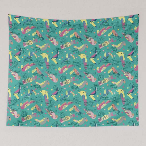 Item preview, Party Parrots Kids Pattern designed and sold by Claire Wall Designs.