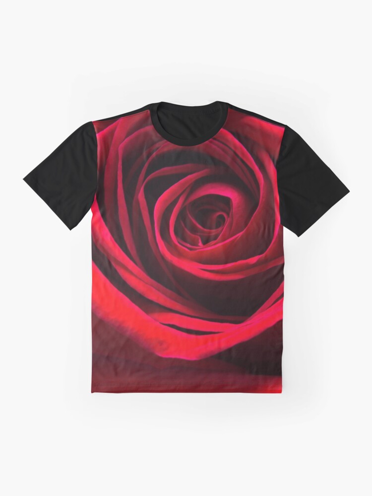 Alternate view of Simply A Red Rose Graphic T-Shirt
