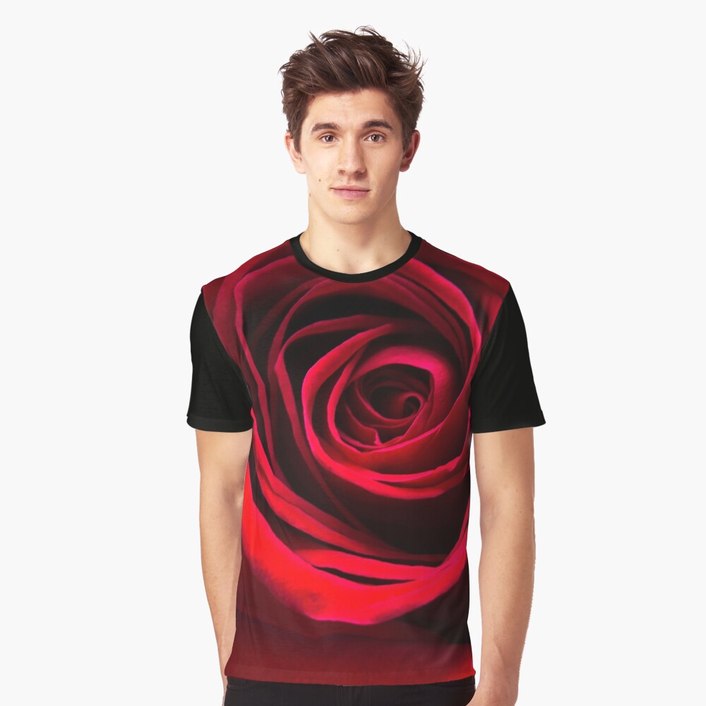 Simply A Red Rose Graphic T-Shirt