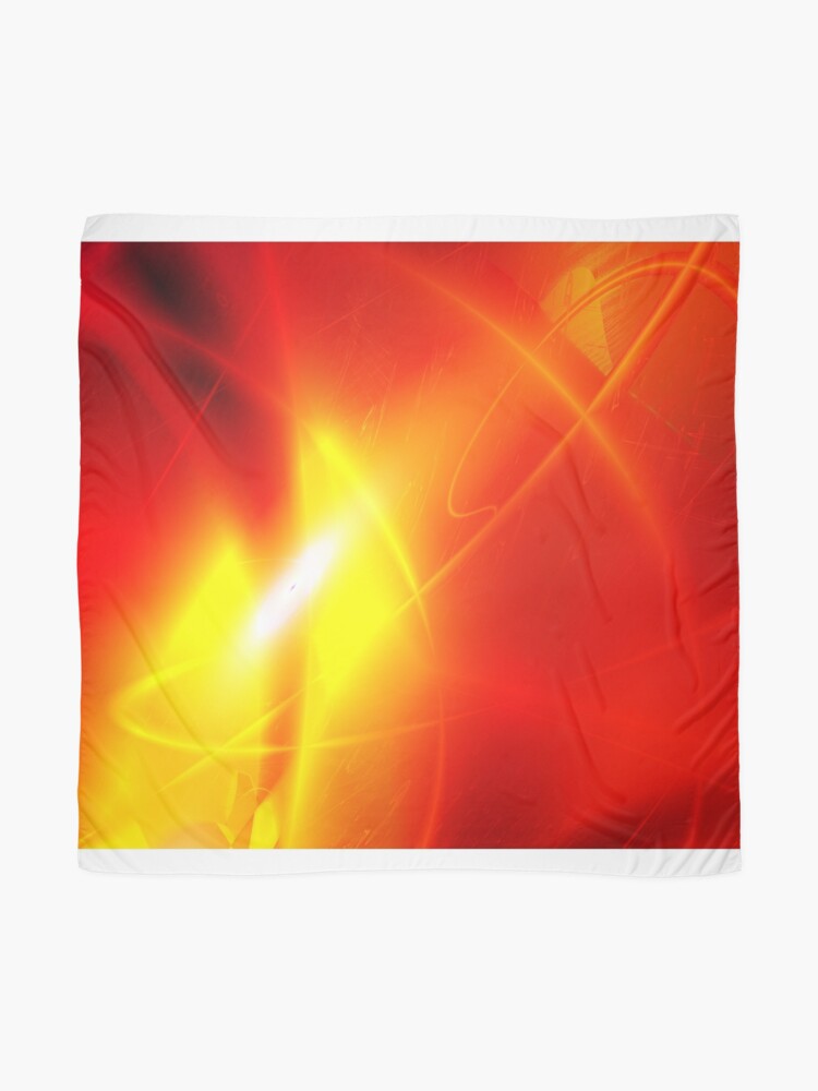 Alternate view of Fire Conceptual Art Scarf