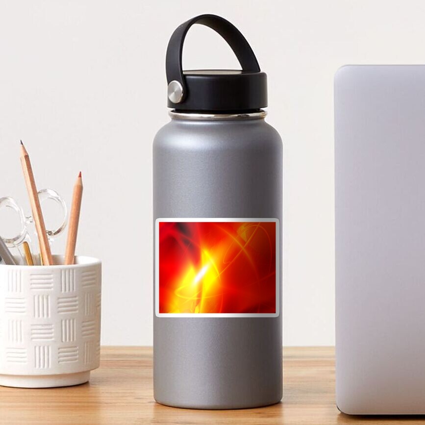 Fire Conceptual Art Sticker