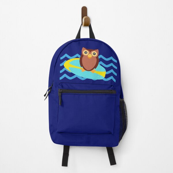 Item preview, Travelling Owl on Surfboard designed and sold by SunfullyYours.
