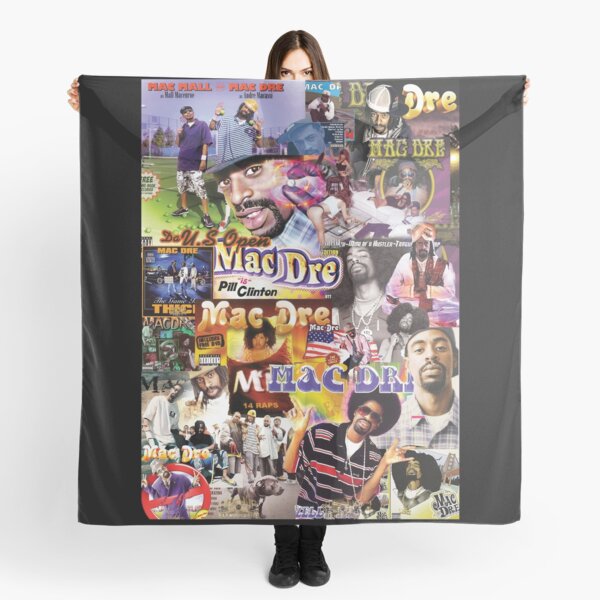 Mac Dre Fan Art Mac Dre Mural Mac Dre Thizz The mac named DRe Mac Mother Fucking Dre Hyphy Merch & Gear Scarf