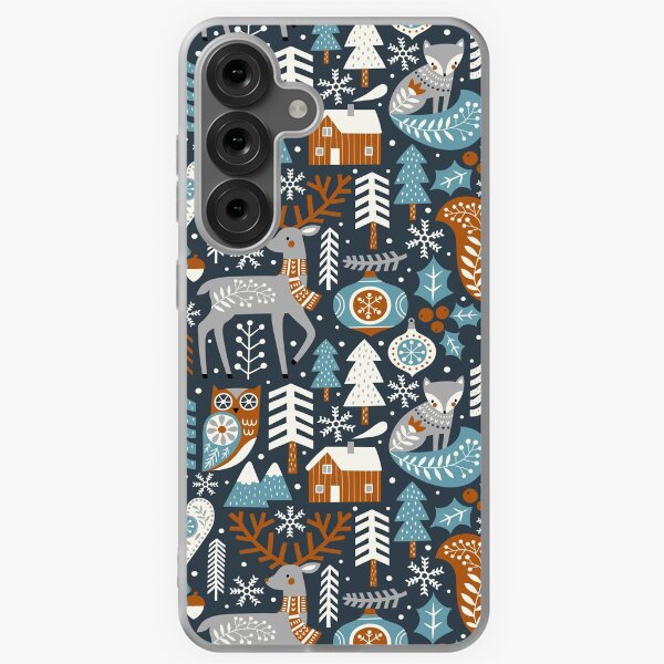 Item preview, Scandinavian Christmas / Dark Blue designed and sold by MirabellePrint.