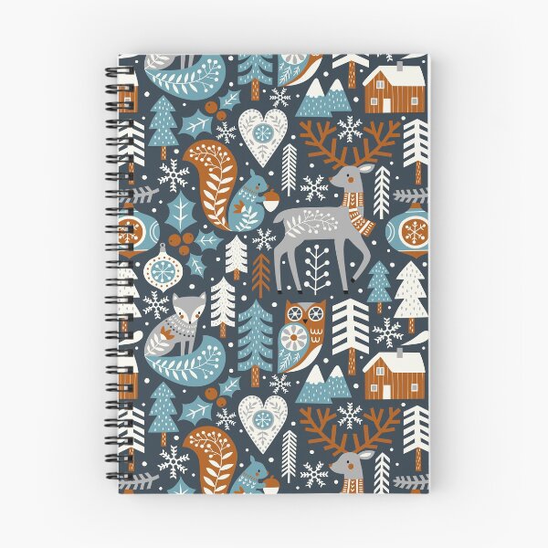 Item preview, Scandinavian Christmas / Dark Blue designed and sold by MirabellePrint.