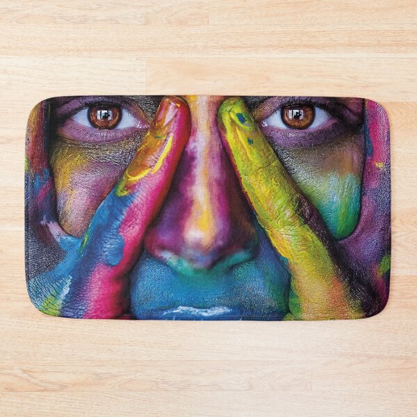 Item preview, Abstract colorful painting of a woman designed and sold by KevinVee.