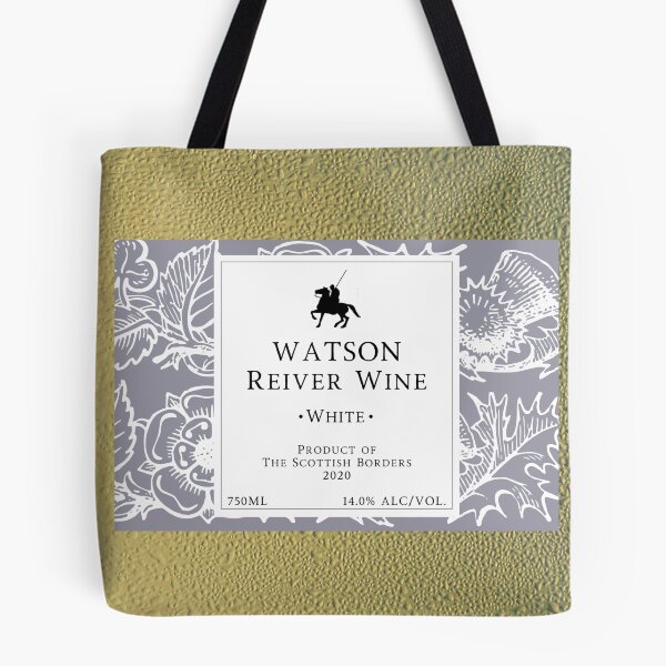 Item preview, WATSON Red Wine Label | Border Reivers designed and sold by yourscotborders.
