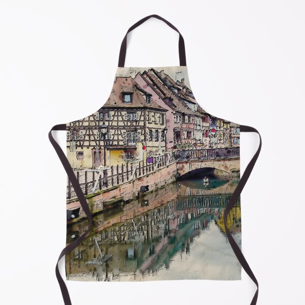 Item preview, digital painting french village designed and sold by KevinVee.