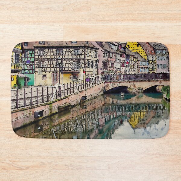 Item preview, digital painting french village designed and sold by KevinVee.