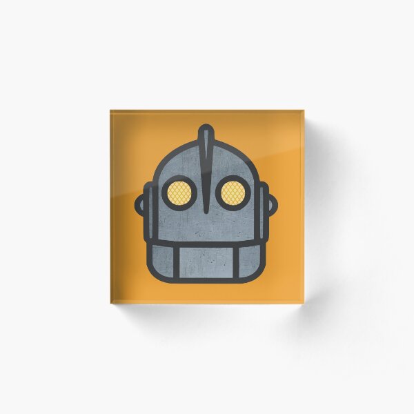 Iron Giant Head Acrylic Block
