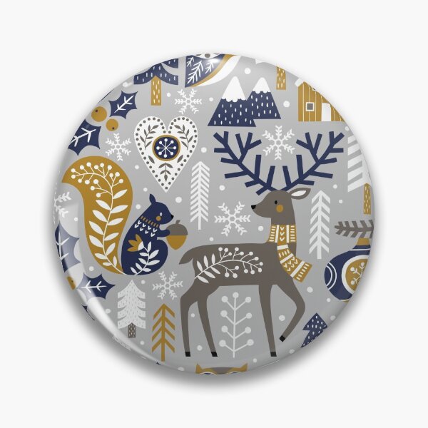 Item preview, Scandinavian Christmas / Light Grey designed and sold by MirabellePrint.