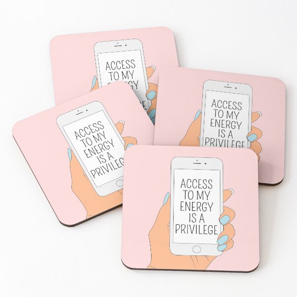 Item preview, Access to my Energy is a Privilege Self Love Quote Iphone Art designed and sold by Miss Tea Positive.