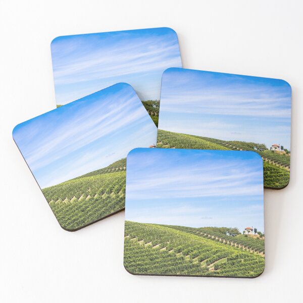 Item preview, Piedmont hills in Italy with scenic countryside, vineyard field and blue sky designed and sold by Paolo Modena Photography    -   Fine Italian Art.
