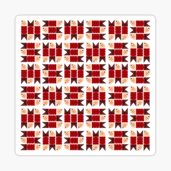 Red Fish Sticker