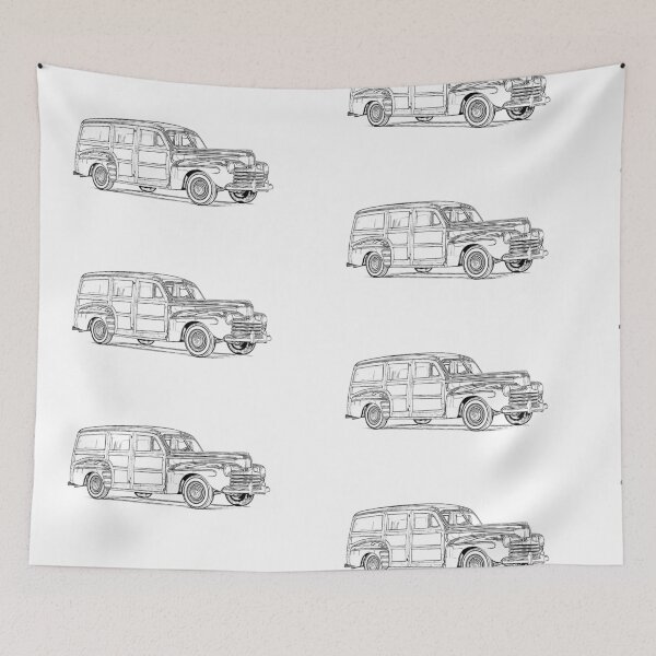 Item preview, Woody Wagon Wireframe designed and sold by Auto-Prints.