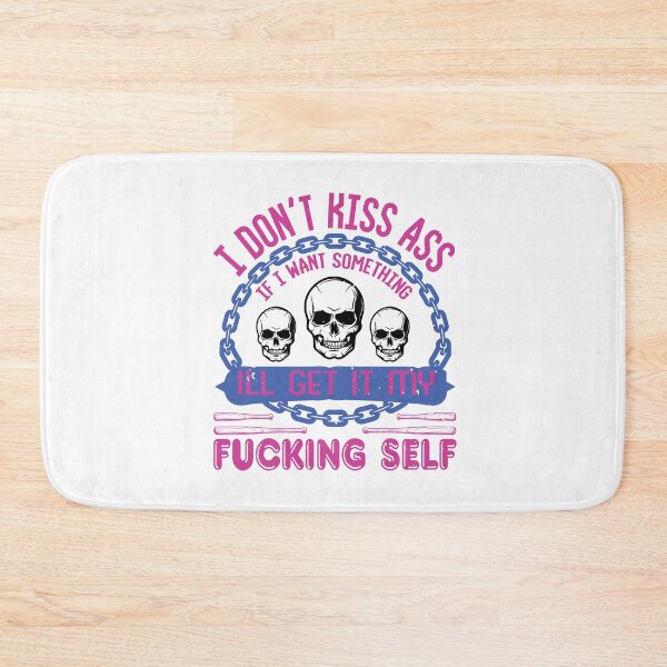 Item preview, Kiss Ass Black Skull designed and sold by teamph.
